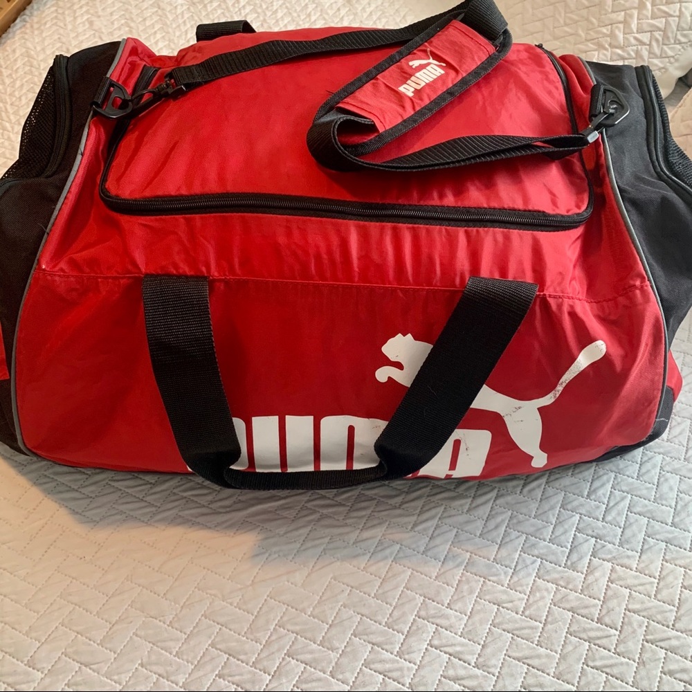 Puma Duffle Bag Red